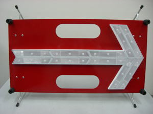 LED矢印板(白色LED・赤色パネル)